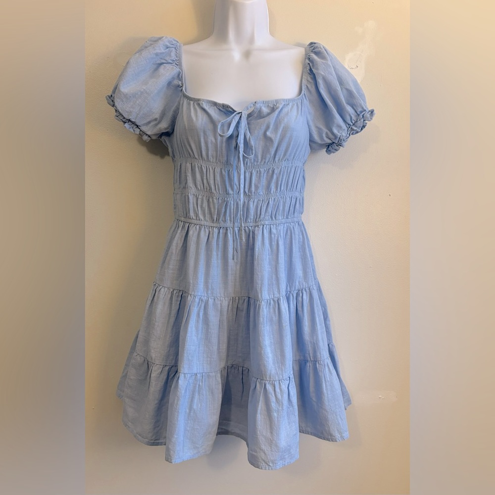 100% Cotton Mini Baby Doll Dress